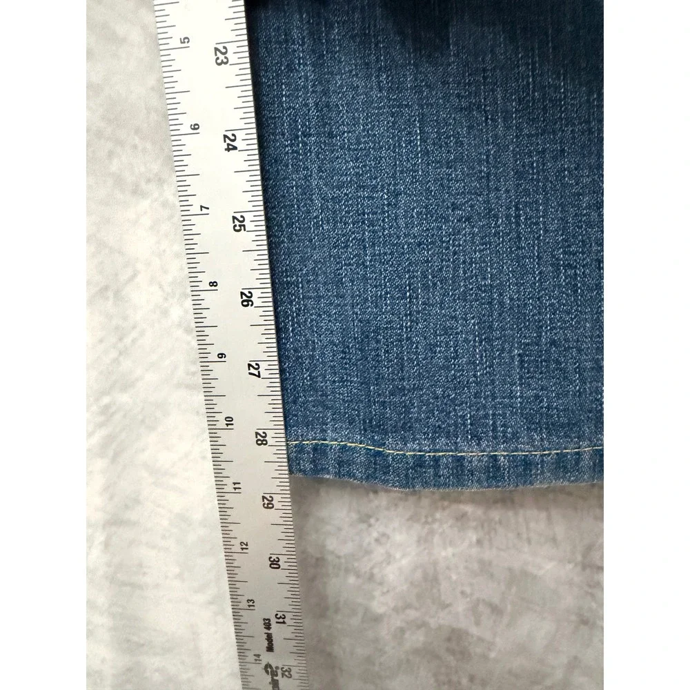 True Religion Billy Mens Straight Leg Jeans Blue Medium Wash Denim 34x30 USA